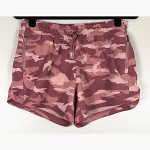 Athleta Girl Pink Camo All Play Shorts XXL 16 Running Athletic Active